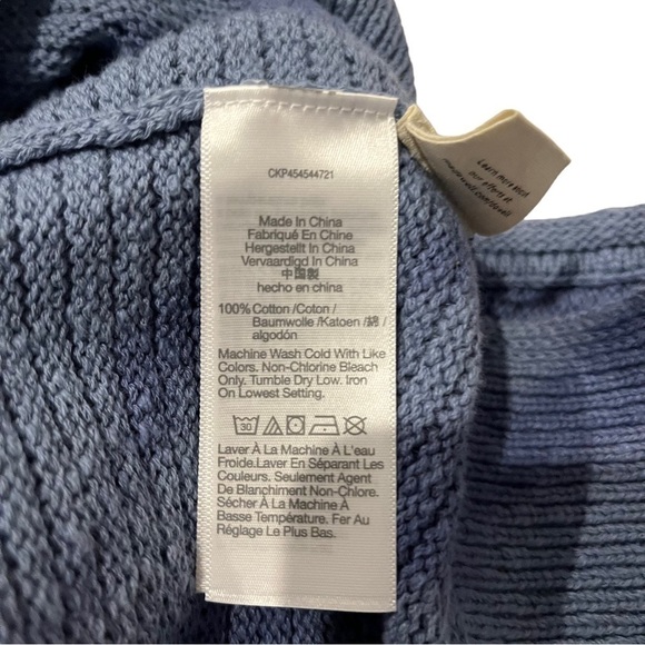 Madewell Tie Dye Fairview Sweater Tank Blue Sz XXS - Picture 8 of 9